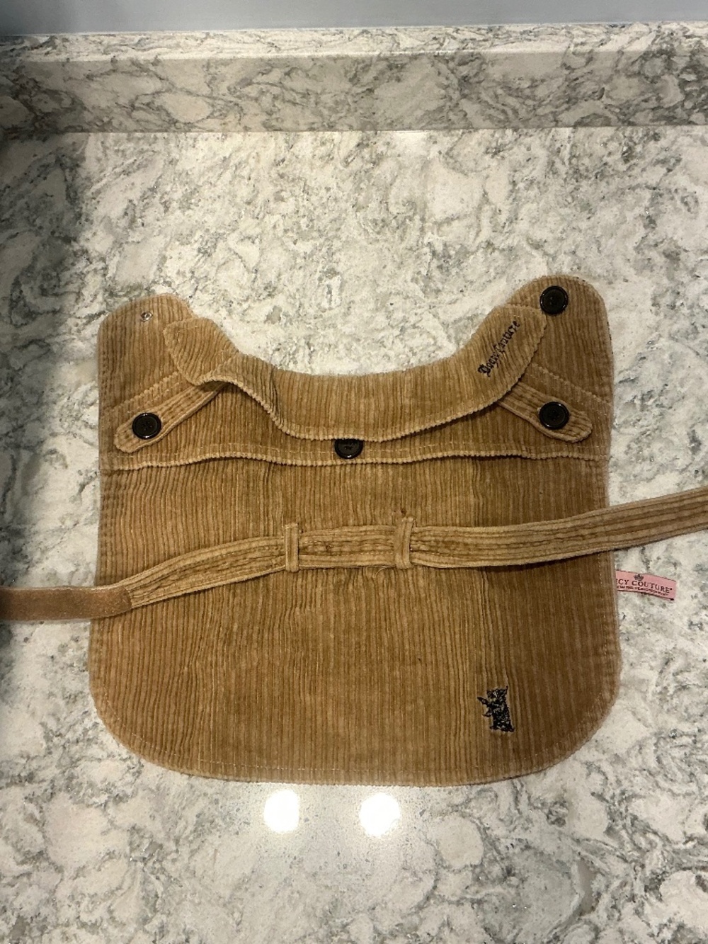 Juicy Couture Doggy Couture Tan Corduroy Jacket coat for a Small DOG Rare
